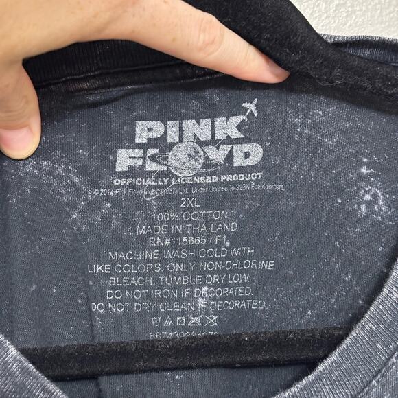 Pink Floyd Dark Side of the Moon Burnout Tee - Size 2XL - Picture 3 of 6